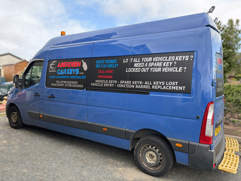 Aberdeen car keys van